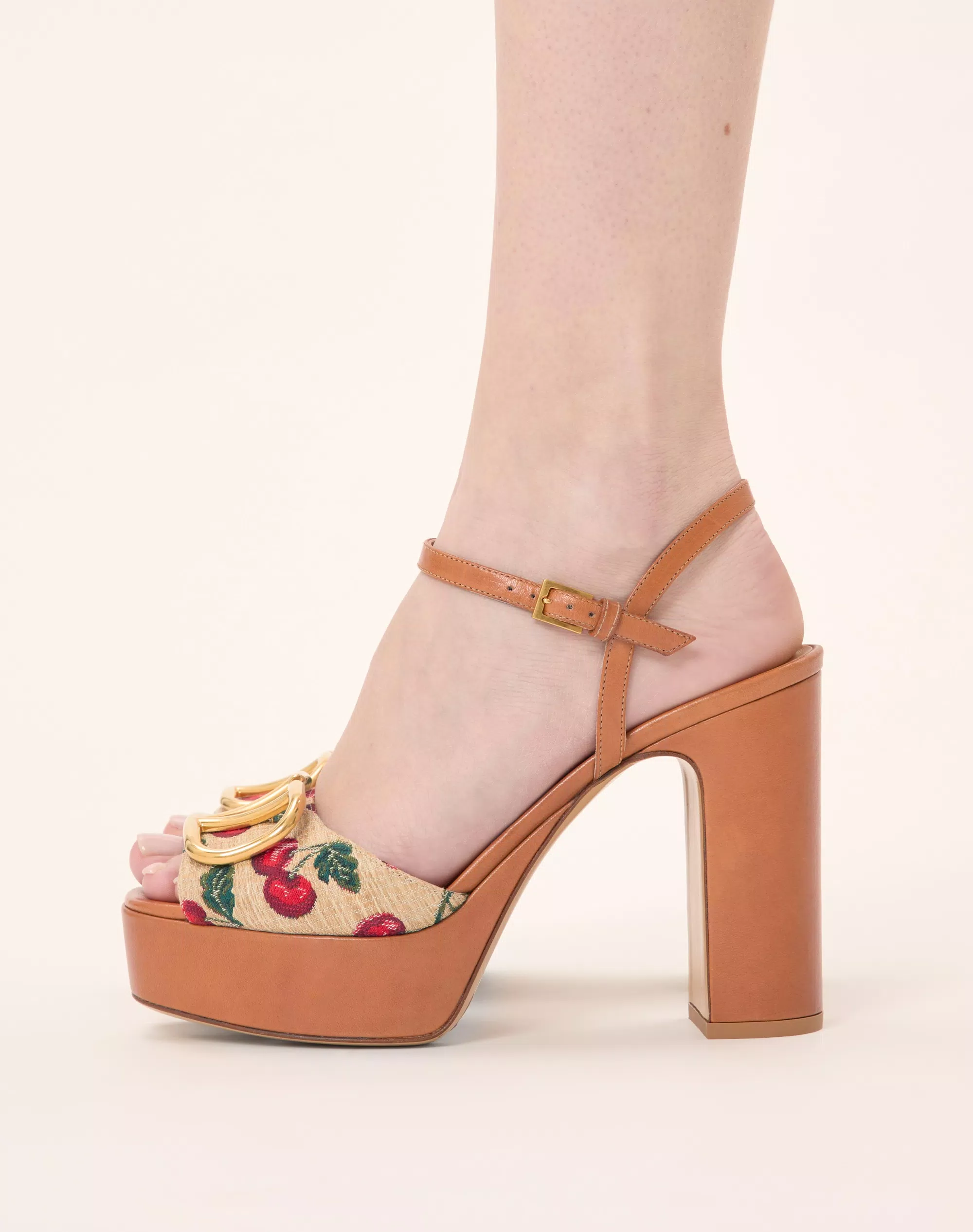Valentino Vlogo Signature Cherryfic Platform Sandal 115Mm - Image 7